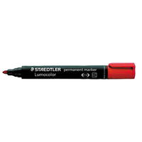 Staedtler 3529 Permanent Marker, Bullet Point, 2mm, Black, 10/Box Box