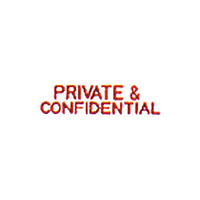 S/INKING SHINY PRIVATE & CONFIDE. RED EACH Each