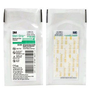 3M Steri-Strip Reinforced Skin Closure Strips, 6 x 38mm, 50/Box Box