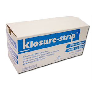 Surgi Reinforced Wound Skin Closure Strips C-06, 25 x 125mm, 4/Pack, 25/Box Box