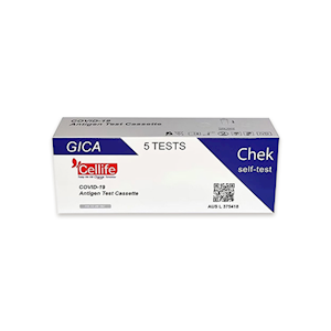 CELLIFE COVID-19 Rapid Antigen Test RAT, Nasal, Self-Testing, 5 Tests/Box, TGA 427686, Expiry Jan 2026 Box