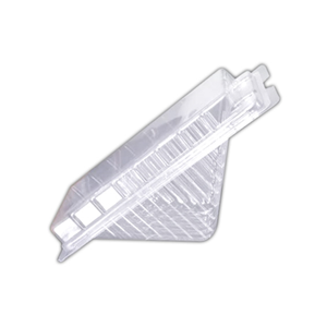 Livingstone Sandwich Wedge, 388 x 93 x 68mm, Extra Large, Clear, 250/Sleeve, 750/Carton