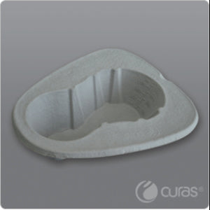 Curas Bedpan Liner, Disposable Pulp, 2 Litre, Loose Each