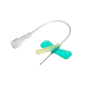 Surshield 25 Gauge x0.75 inch Safety Scalp Vein Set with Needle Protector 50 pieces Pack