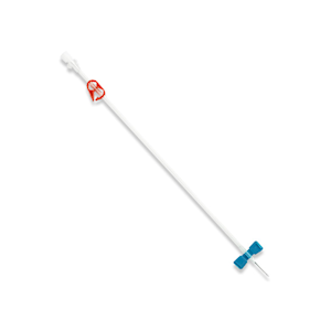 Terumo Asahi Standard AV Fistula Needles, 15G x 25mm, Fixed Wing, 400mm Tubing, Blue, 50 Pieces/Box Box