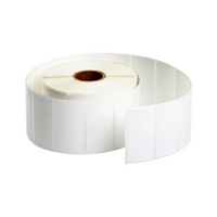 BCS Direct Thermal Blank Label with Permanent Adhesive, 50 x 30mm, 0.06" Radius, 1" Core, 500 Labels/Roll Roll