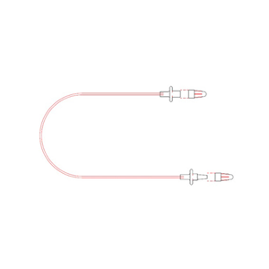 Tuta Extension Set, 1.46mm Inner Diameter, Minimum Volume 75cm, Female to Male Luer Slip, 50.306, Each Each