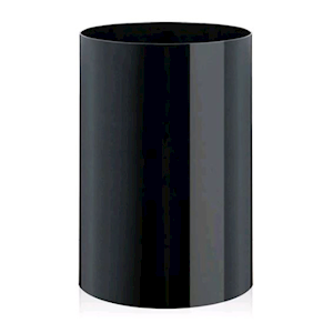 PORTAVASO WASTE BIN 25CM BLACKEACH Each