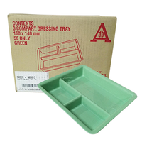 Autoplas Dressing Tray 3 Compartments