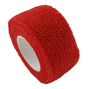 Tatsup Cofflex, 50mm, Red, 24/Box Box