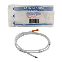 Livingstone Graduated Stomach Duodenal Ryles Tube, with X-Ray Opaque Tip, 16FG, 5.33mm, 122cm, Sterile, Orange Colour, Each Each