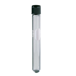 Corning Test Tube Glass with SVL Black Phenolic Recyclable Plastic Screw Cap, 16 x 100mm, 288/Pack Pack