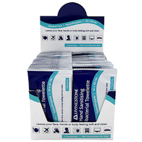Livingstone Hand Sanitising Antibacterial Towelette Wipe, 16 x 20cm, 1 Sachet/Pack, 100 Sachets/Bag Bag