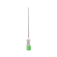 Uniever Quincke Spinal Needle, 21 Gauge x 2.75 Inches, 70mm, Green, 25 Pieces/Carton Box