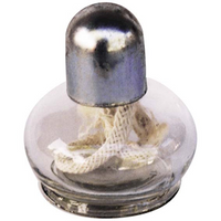 Spirit Lamp Of Glass, 100ml with Spare Wicks Set