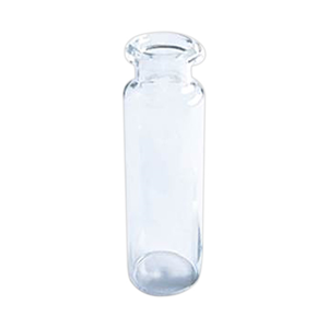 Livingstone Vials, Crimp Top, 20ml, Clear Glass, Flat Top/Bottom, Caps Not Included, 100/Pack Pack