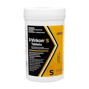 Virkon Spectrum Virucidal Disinfectant, 5g Tablets, 50 Tablets/Pack