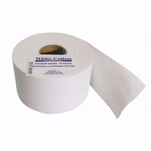 Ultrabody White Cotton Waxing Roll, 70mm x 100 metres (U22) Bleached and Stiffened Each