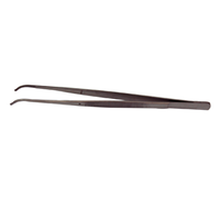 Livingstone Potts Smith Dissecting Forceps, 21cm, Serrated Jaws, Curved, Stainless Steel, Each Each