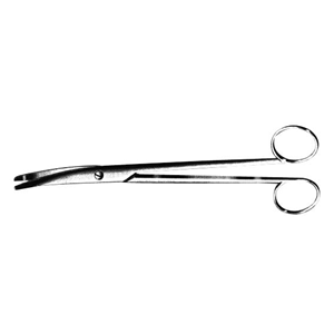 Livingstone Mayo Stille Scissors, 21cm, Blunt/Blunt, Stainless Steel, Theatre Quality, Curved, Each Each