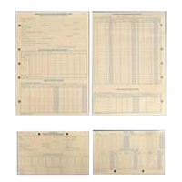 ZIONS EMPLOYEE RECORD CARDS 25 /PK Pack